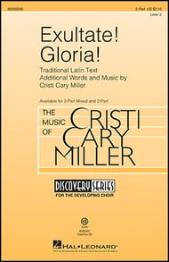 Exultate! Gloria! Two-Part choral sheet music cover Thumbnail